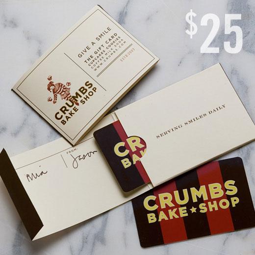 $25 CRUMBS Gift Card