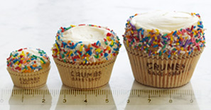 Cupcake Size Chart